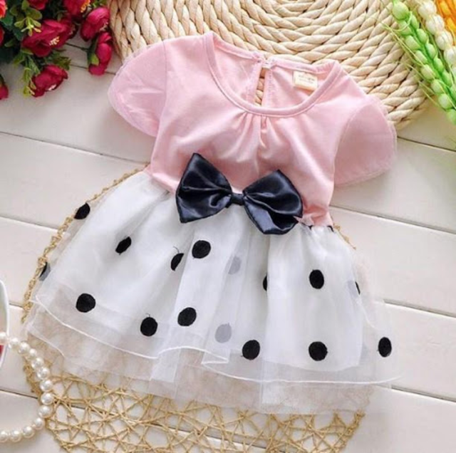 Beautiful baby top dress design