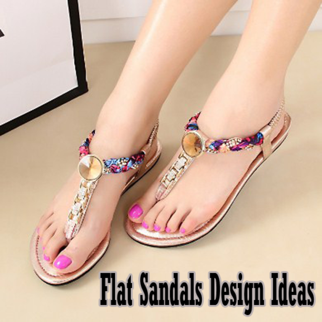 Sandals hot sale with designs