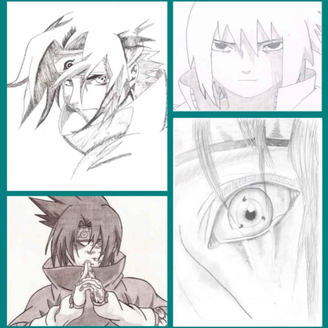 Gambar Sketsa Naruto Keren - Gambar Putih