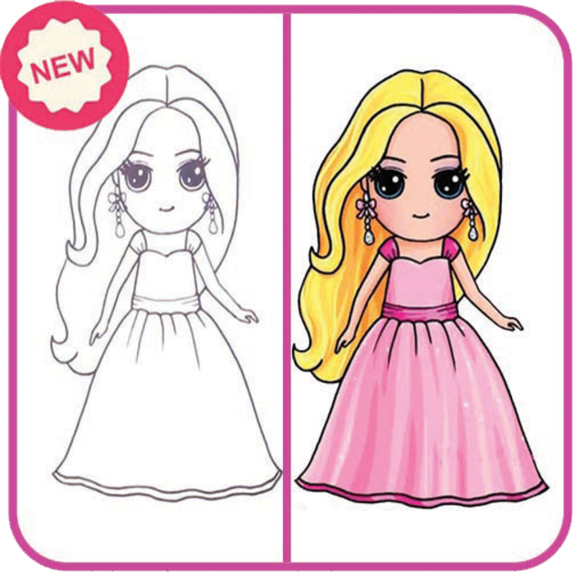 Learn To Draw Famous Cute Girls::Appstore for Android