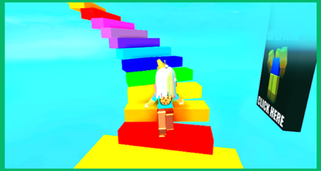 About Jumping Into Rainbows Random Game Play Obby Guide Google Play Version Jumping Into Rainbows Google Play Apptopia - worlds easiest obby roblox