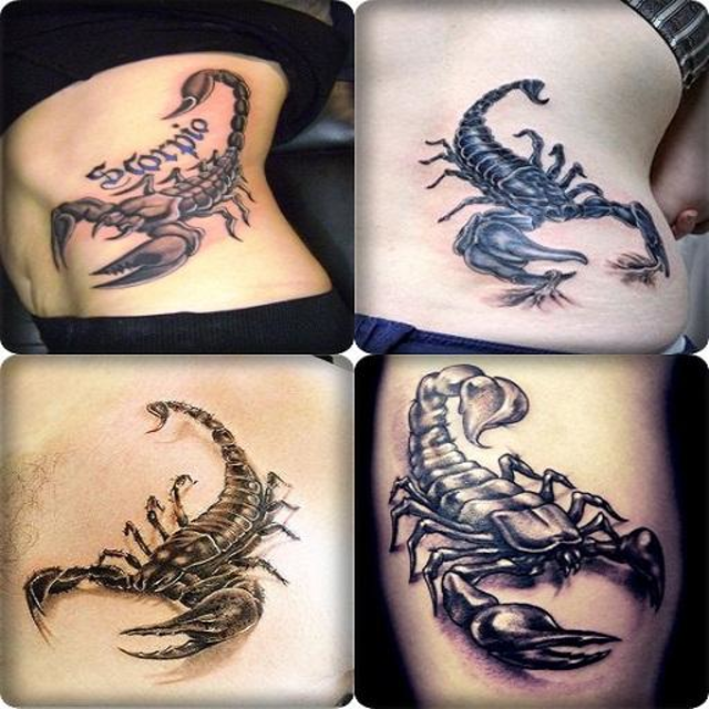3d Tattoo Scorpion