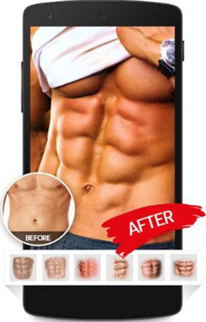 No sixpack face selfie