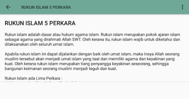 About Rukun Islam Google Play Version Apptopia