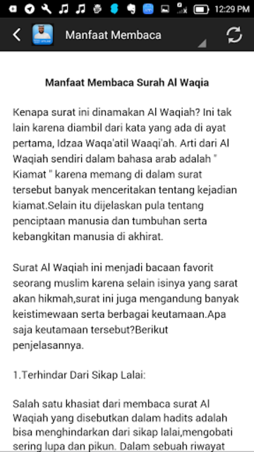 Bacaan Surat Al Waqiah Dalam Bahasa Indonesia Contoh Seputar Surat