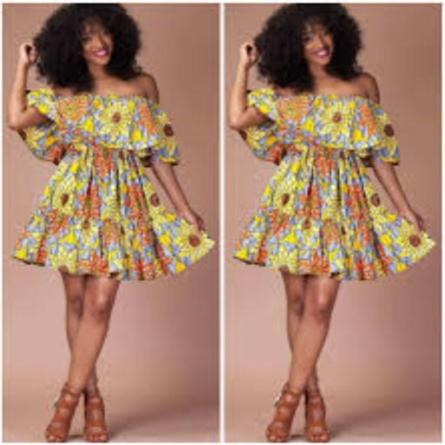 About Ankara Off Shoulder Short Gown Google Play version Apptopia