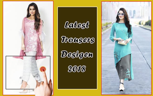 Latest pakistani clearance trouser designs 2018