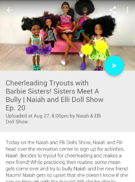 Naiah and sales elli show barbie