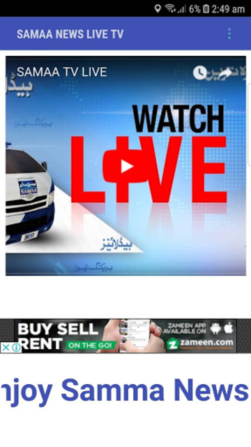 Samaa news live tv channel online streaming