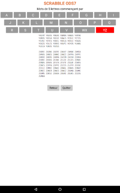 About Mots Scrabble De 5 Lettres Google Play Version Mots Scrabble De 5 Google Play Apptopia