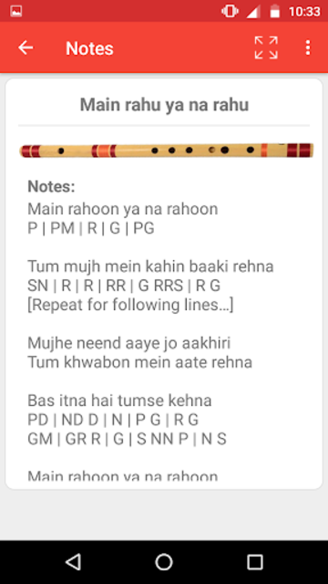 About Saregama Bansuri Notes Google Play Version Apptopia