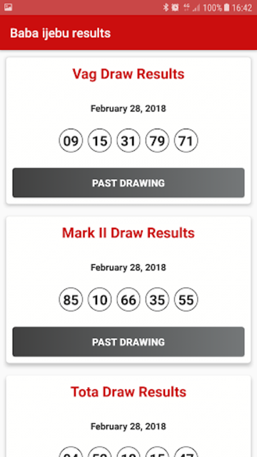 Tota on sale lotto result