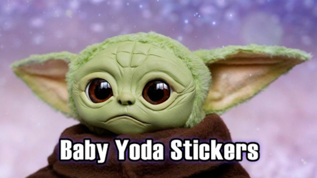 baby yoda stickers whatsapp