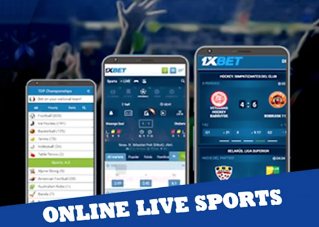 Screenshot of 1xbet app interface on Google Play