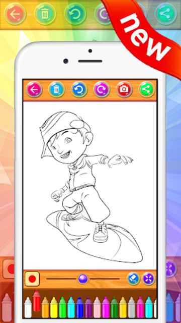 880 Coloring Pages Boboiboy  HD