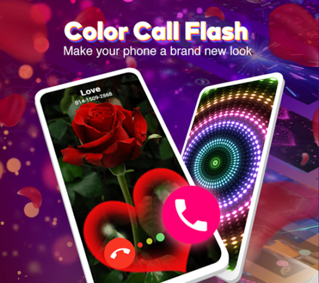 About Color Flash Launcher Call Screen, Themes (Google Play version