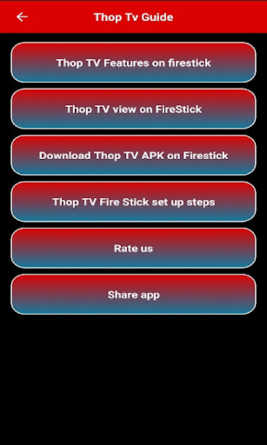 About Thop TV Live Cricket TV ThopTV Google Play version