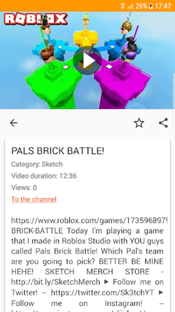 About Sketch Roblox Video Google Play Version Sketch Roblox Video Google Play Apptopia - the pals biggest roblox fan