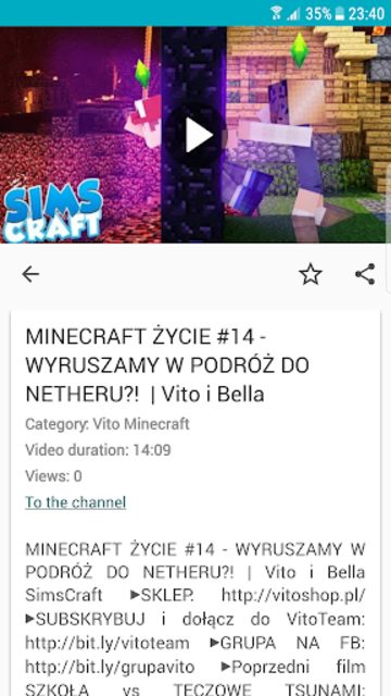 About Vito Minecraft Video Google Play Version Vito Minecraft Video Google Play Apptopia - roblox obby vito i bella