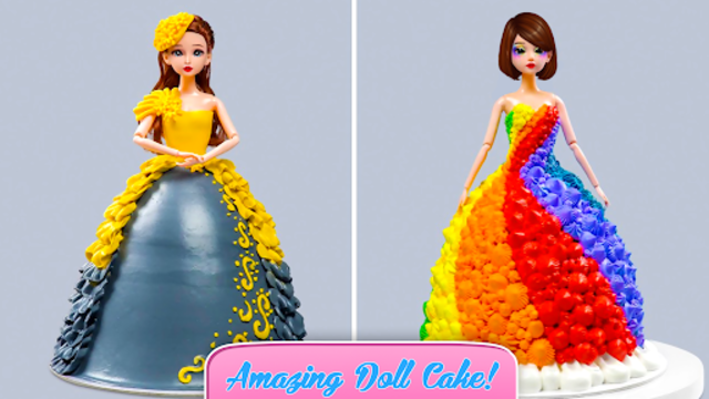 Barbie doll cake sale game