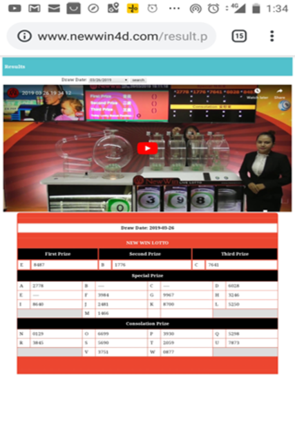 New win lotto clearance 4d result