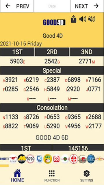 Lotto 4d deals live result