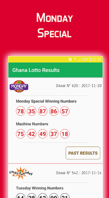 Today monday shop special lotto result