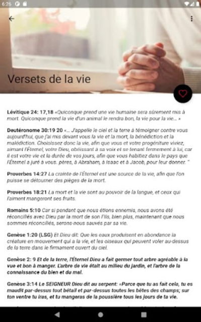 About Meilleur Verset Biblique Quotidien Francais Google Play Version Apptopia