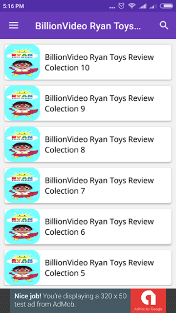 Ryan toysreview hot sale app