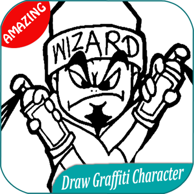 graffiti cartoon characters by wizard