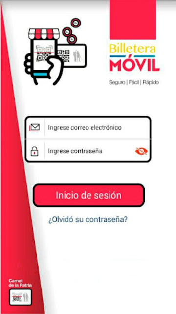 Registro de billetera movil vendedor sale