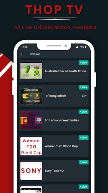 Thoptv live cricket match app new arrivals