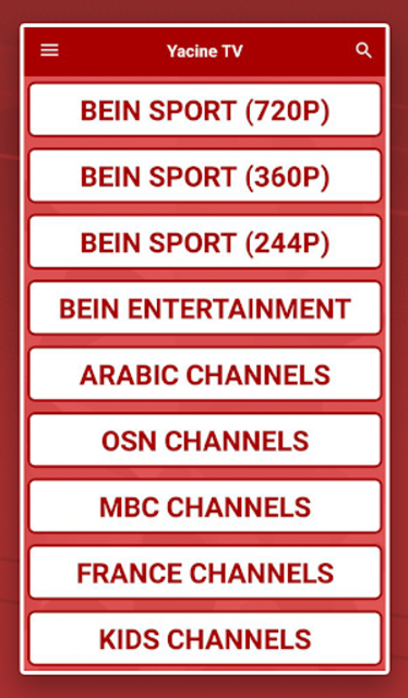 About YACINE TV SPORT LIVE FREE GUIDE Google Play version