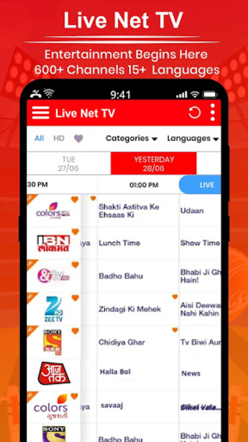 Live net sports app sale