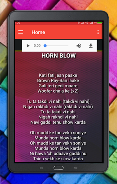 Horn blow 2025 karda lyrics