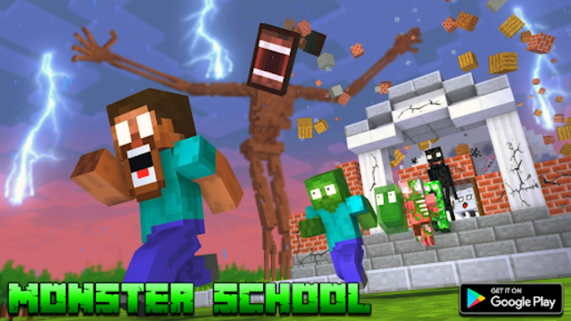 About Monster School Mod For Minecraft Pe Google Play Version Apptopia