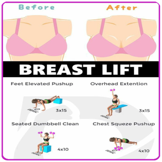 Workout for breast growth sale