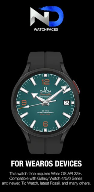 Omega android hotsell wear watch face