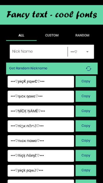 About FF Name Style Creator Free Nicknames Google Play version Apptopia