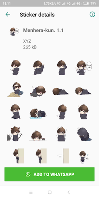 Menhera-kun.2 – LINE stickers, LINE STORE