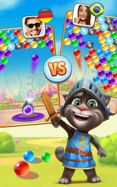 My Talking Tom - Jogo Bubble Shooter 