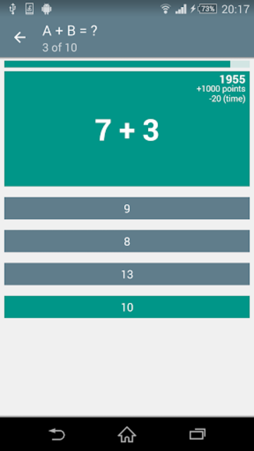 Math Game - Classic Brain Game screenshot 1