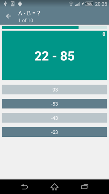 Math Game - Classic Brain Game screenshot 2