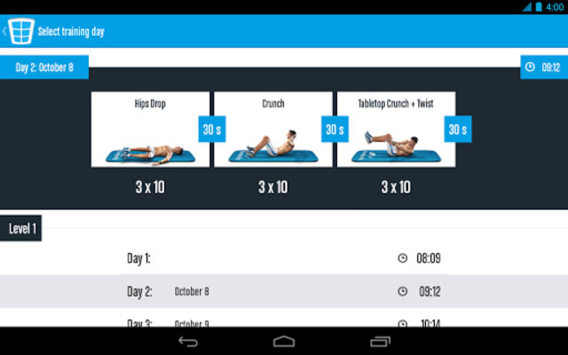 Runtastic abs online