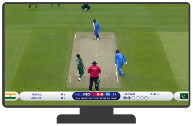 Live cricket match outlet tv