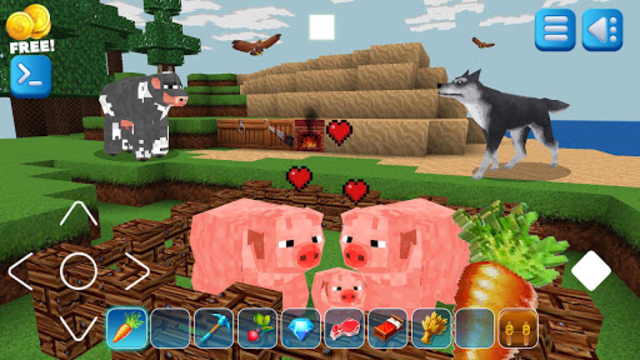 Block craft hot sale animals