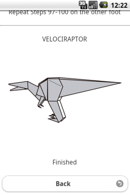 Origami Dinosaur 2