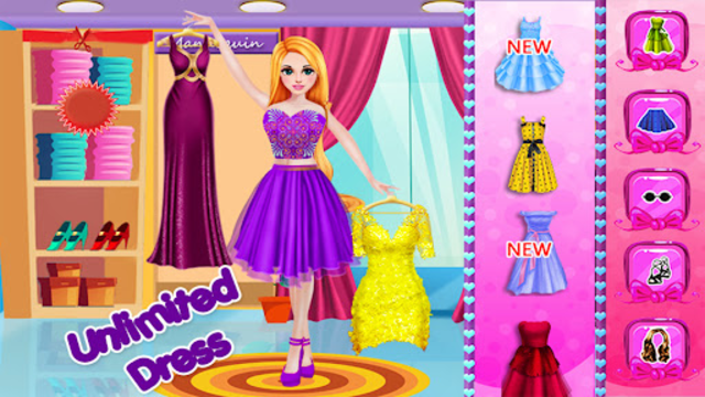 Fashion Doll Game Fashion Salon Barbie Doll Makeup And Dress Up