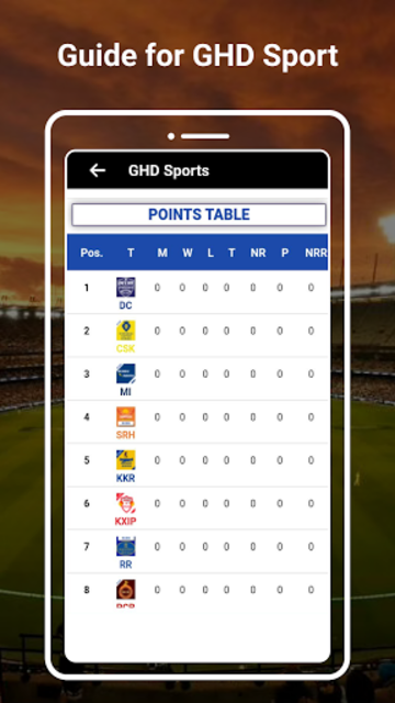 About Guide For GHD SPORTS Free Live TV Hd Google Play version