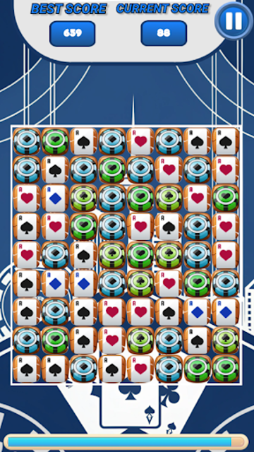 Interfejs aplikacji mobilnej Totalcasino na Android